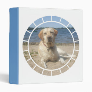 Yellow Labrador Retriever Dog Binder
