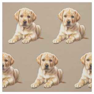 Yellow Labrador Retriever Fabric
