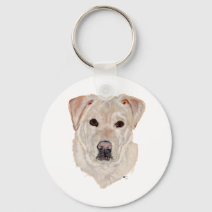 Yellow Labrador Retriever Keychain