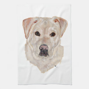 Yellow Labrador Retriever Kitchen Towel