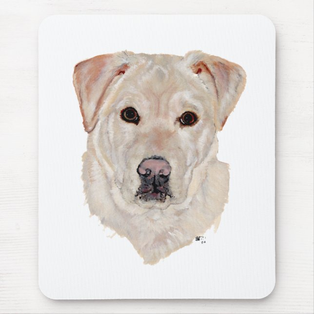 Yellow Labrador Retriever Mouse Pad (Front)