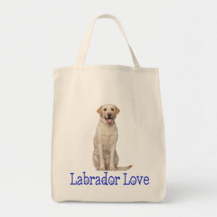 Yellow Labrador Retriever Puppy Dog Love Tote Bag