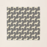 Yellow Labrador Retriever Silhouettes Pattern Scarf<br><div class="desc">Yellow Lab Lover's Scarf</div>