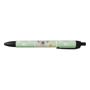 Yellow Labrador Retriever & Tennis Balls Painting Black Ink Pen