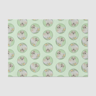 Yellow Labrador Retriever & Tennis Balls Painting Tissue Paper