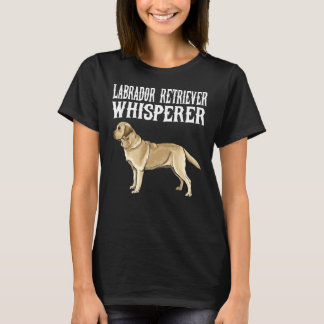 Yellow Labrador Retriever Whisperer Dog T-Shirt