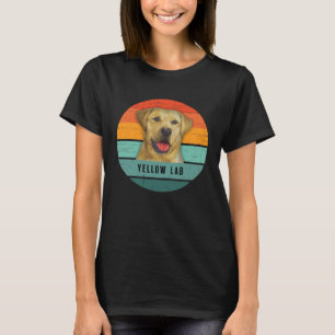 Yellow Labrador Retro Sunset Lab  Men Women Kids T-Shirt