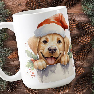 Yellow Labrador - Snow Dog - Yellow Lab Coffee Mug