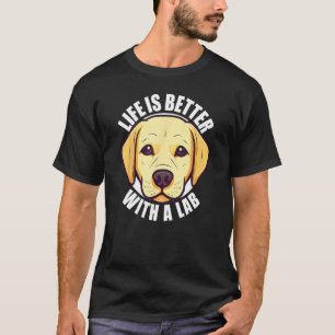 Yellow Labrador   With a Lab Dog Cute T-Shirt