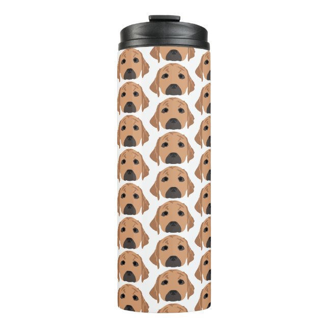 Yellow Labradors on Tumbler (Front)