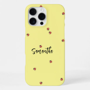 Yellow Ladybug  iPhone 16 Pro Max Case