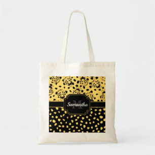 Yellow Ladybugs Tote Bag