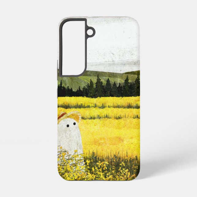 Yellow Landscape Samsung Galaxy S22 Case (Back)