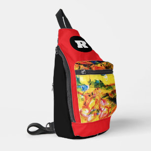 Yellow Landscape. Sling Bag