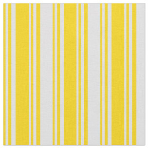 Yellow & Lavender Coloured Stripes Pattern Fabric
