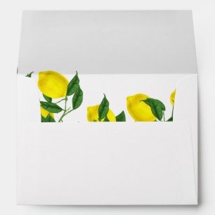 Yellow Lemon Branches Summer   Envelope