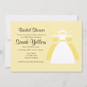 Yellow Lemon Custom Bridal Shower Invites