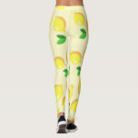 Yellow Lemon Leggings<br><div class="desc">Fresh Yellow Lemons Leggings</div>