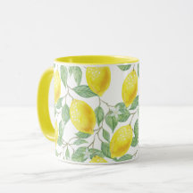 Yellow Lemon Mug