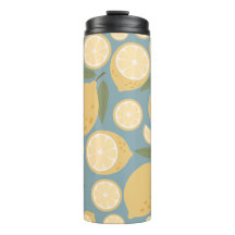 Yellow Lemon Seamless Pattern