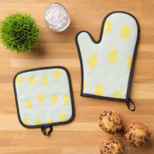 Yellow lemon slices on  blue