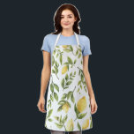 Yellow Lemon Sorrento Mediterranean Bridal Shower Apron<br><div class="desc">Evoke the sunny splendour of an Amalfi Coast wedding with the Yellow Lemon Mediterranean Bridal Shower collection! Infused with the zest of summer citrus, the invitations, signs, and decor radiate warmth, elegance, and charming lemon graphics paired with a gorgeous calligraphy font. Celebrate your love amidst the breezy allure of the...</div>