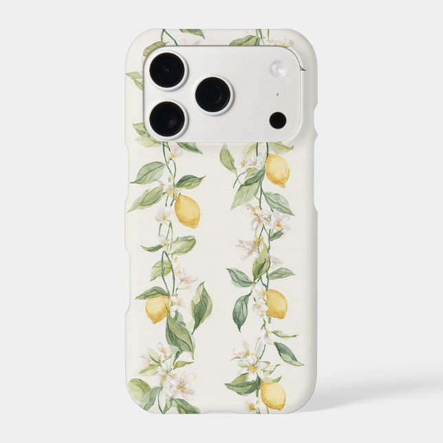 Yellow Lemon Vines Floral (Back)