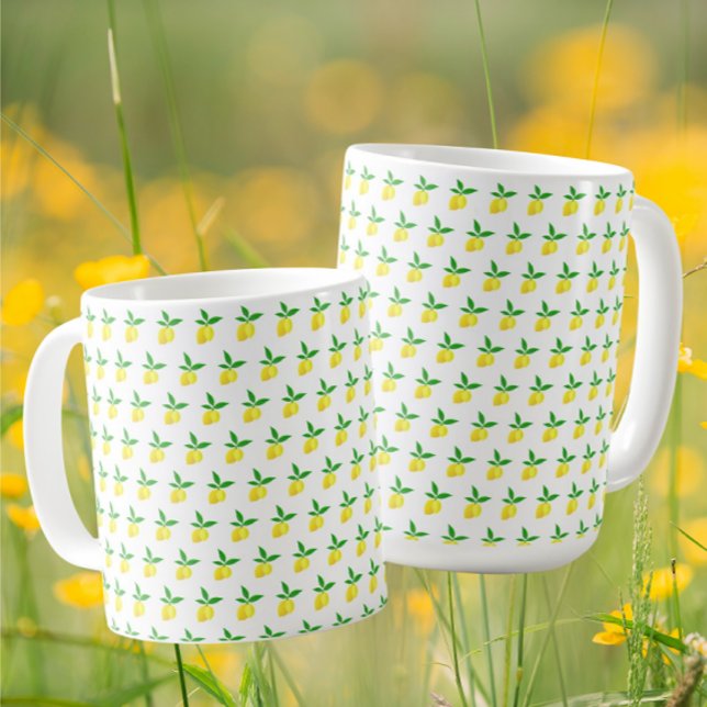 Yellow Lemons  Coffee Mug (Ditsy little lemons are so cute!)