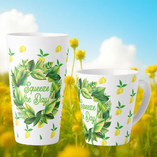 Yellow Lemons Squeeze the Day! Coffee Mug