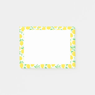 Yellow Lemons Sticky Notes