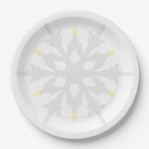 Yellow Light Flake Plate