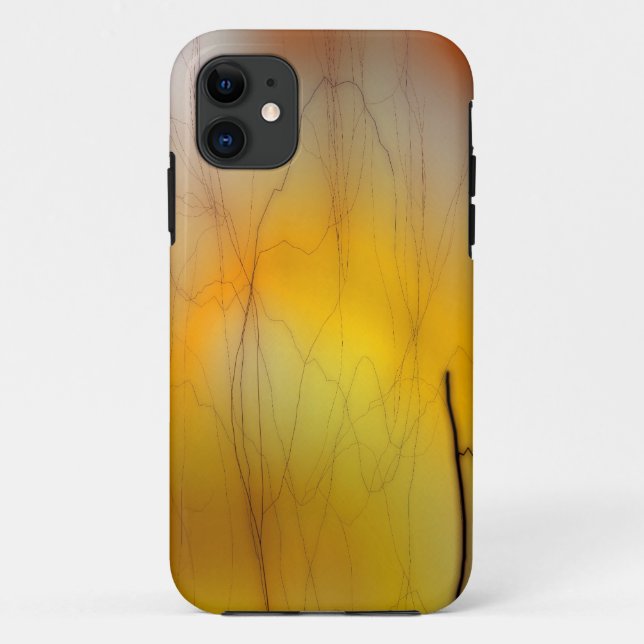 yellow lightning Case-Mate iPhone case (Back)
