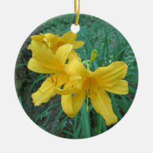 Yellow Lilies Ornament