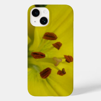 Yellow Lily Floral Case-Mate iPhone 14 Case