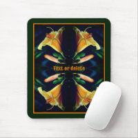 Yellow Lily Flower Abstract Personalized
