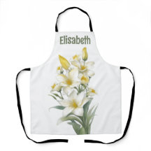 Yellow Lily Flowers Personalized
