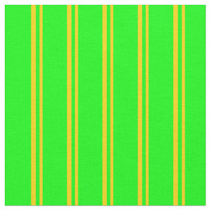 Yellow & Lime Coloured Lines Fabric