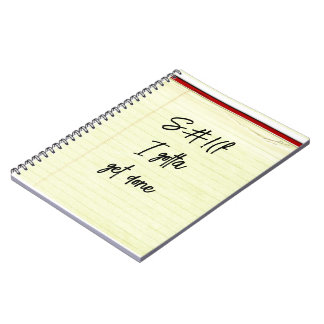 Yellow Lined School Paper Notebook