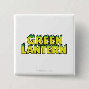 Yellow Logo Flames 2 Inch Square Button