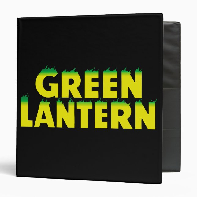 Yellow Logo Flames Binder (Front/Inside)