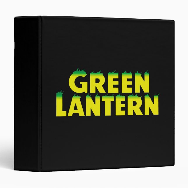 Yellow Logo Flames Binder (Front/Spine)