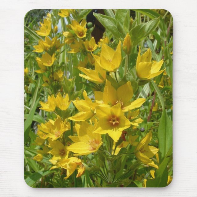 Yellow Loosestrife Mousemat Mouse Pad (Front)