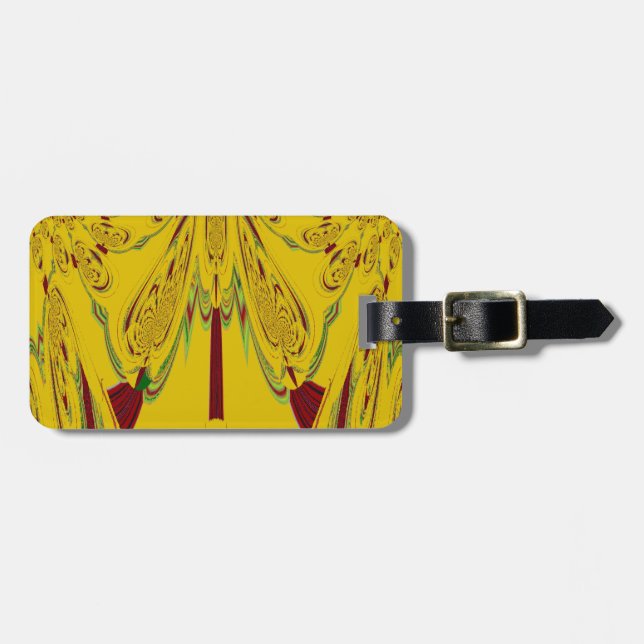 Yellow Luggage Tag (Front Horizontal)
