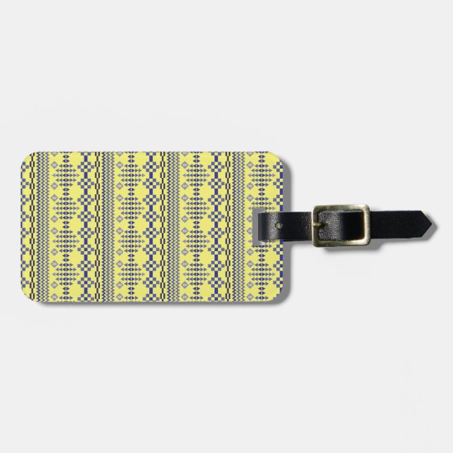 Yellow Luggage Tag (Front Horizontal)