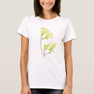 Yellow Magnolias on a T-Shirt