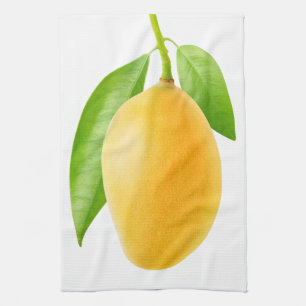 Yellow mango kitchen towel