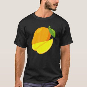 Yellow Mango Tropical Fruits For Fruitarian Vegan T-Shirt