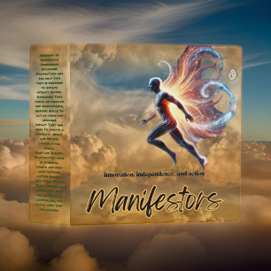 Yellow Manifestor Student Human Design Organizer Binder