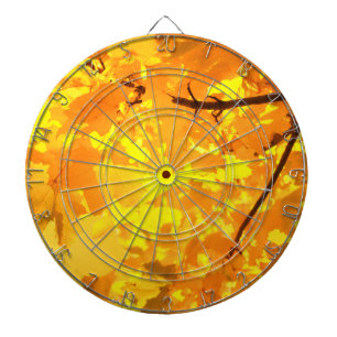 Yellow Maple Dart Board
