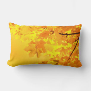 Yellow Maple Throw PIllow